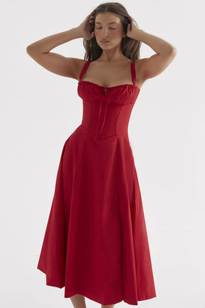 Breeze Kleid blood-red